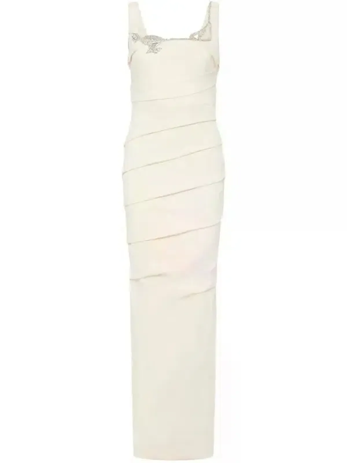 Rachel Gilbert Rhodes Maxi Gown in Cream Size 1 / AU 8 - Image 1