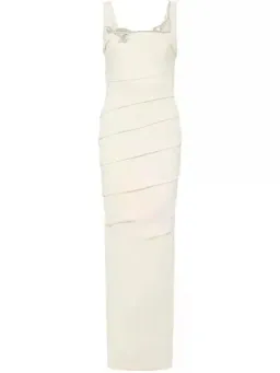 Rachel Gilbert Rhodes Maxi Gown in Cream Size 1 / AU 8 for rent on The Volte - image 1