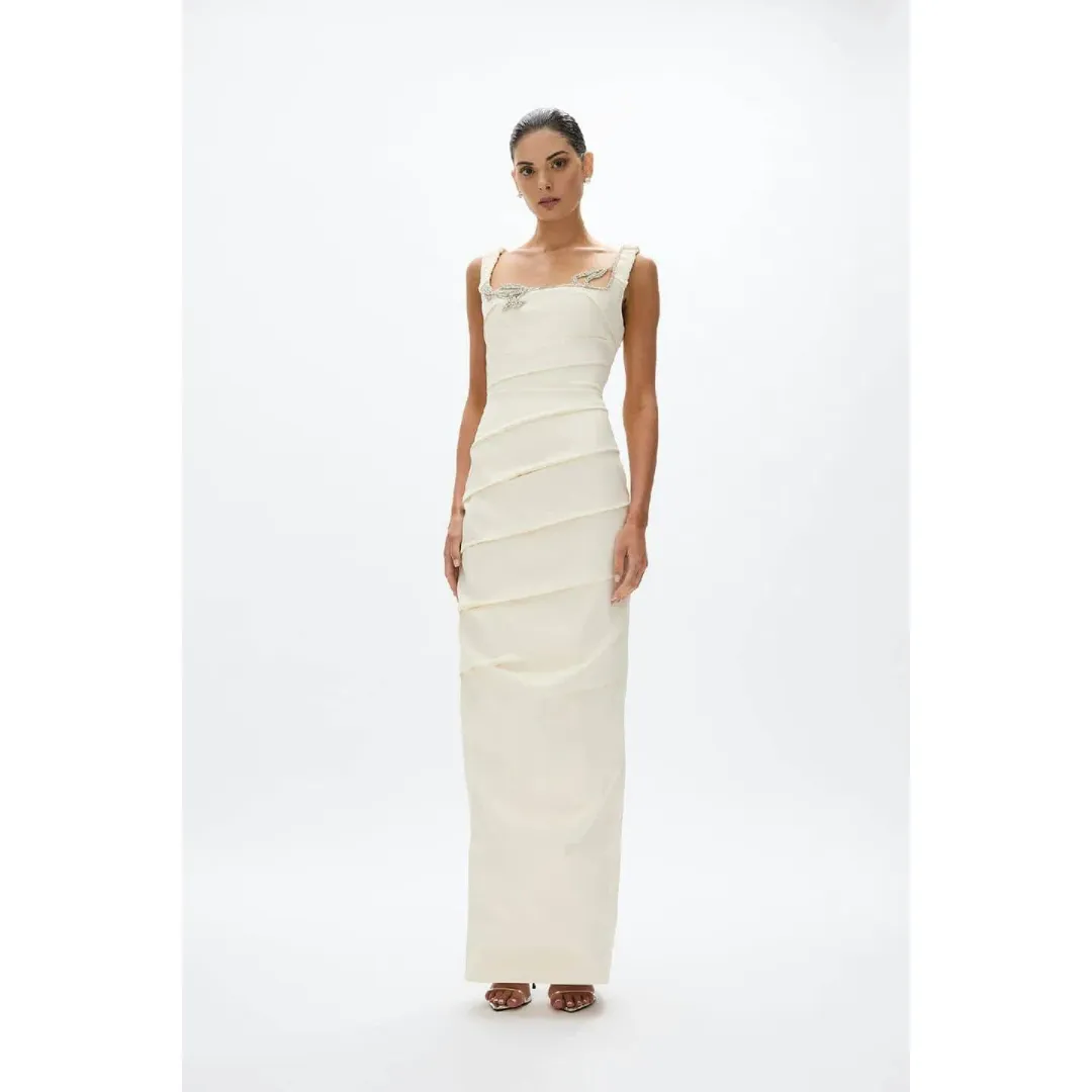Rachel Gilbert maxi Rhodes gown dress, size 1. for rent on The Volte - main image