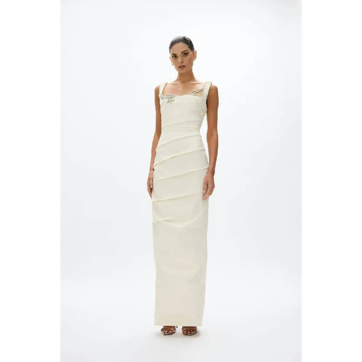 Rachel Gilbert maxi Rhodes gown dress, size 1. for rent on The Volte - main image