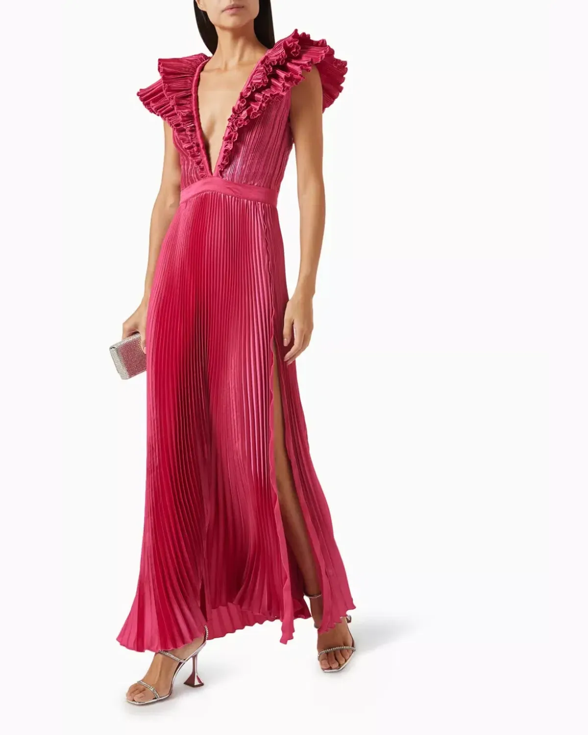 Tuileries Split Gown Size 6 in Dusty Pink - Image 3