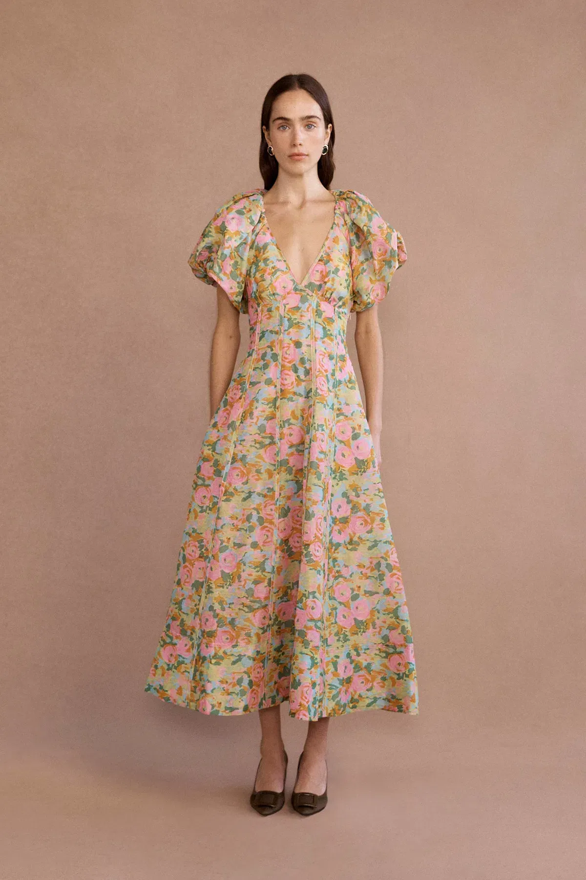 Lovaan Lorna Dress Sienna Floral Size 14 - Image 1