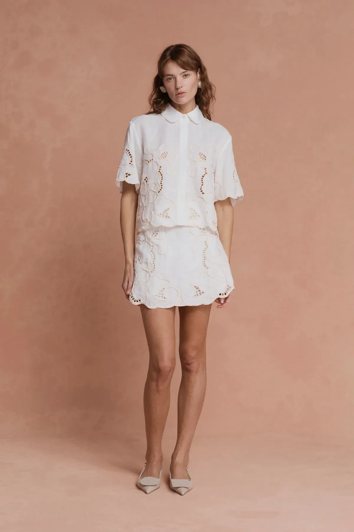 Lovaan Milicent Top White Size 8 - Image 4