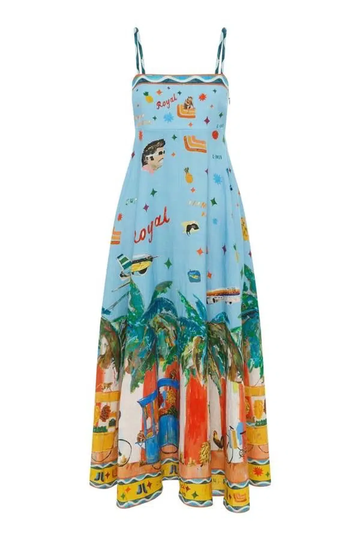 ALEMAIS All Aboard Midi Sundress Size 10 AU - Image 15