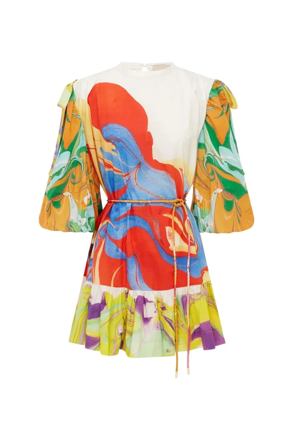 ALEMAIS Luca Mini Dress Multi Size 6 Au - Image 3