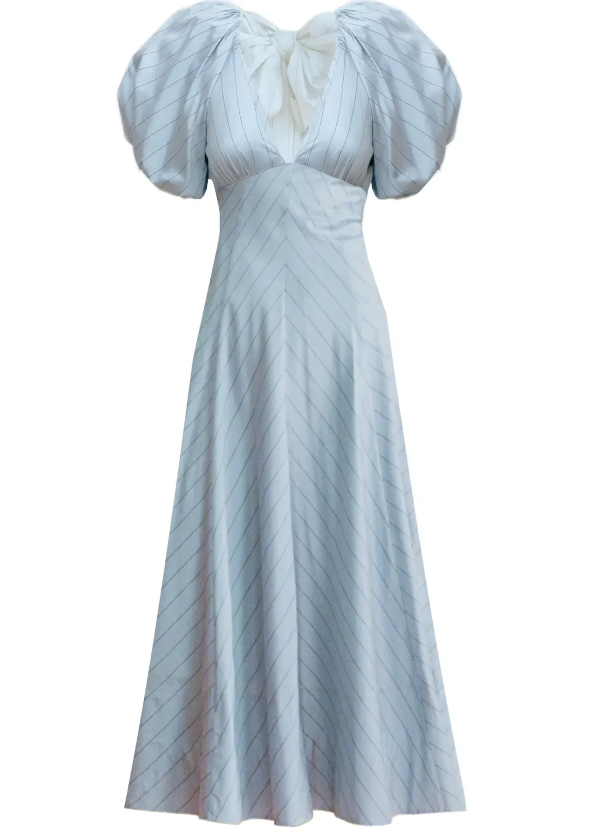 Lovaan Tess Dress Blueberry Stripe Size 10 - Image 7