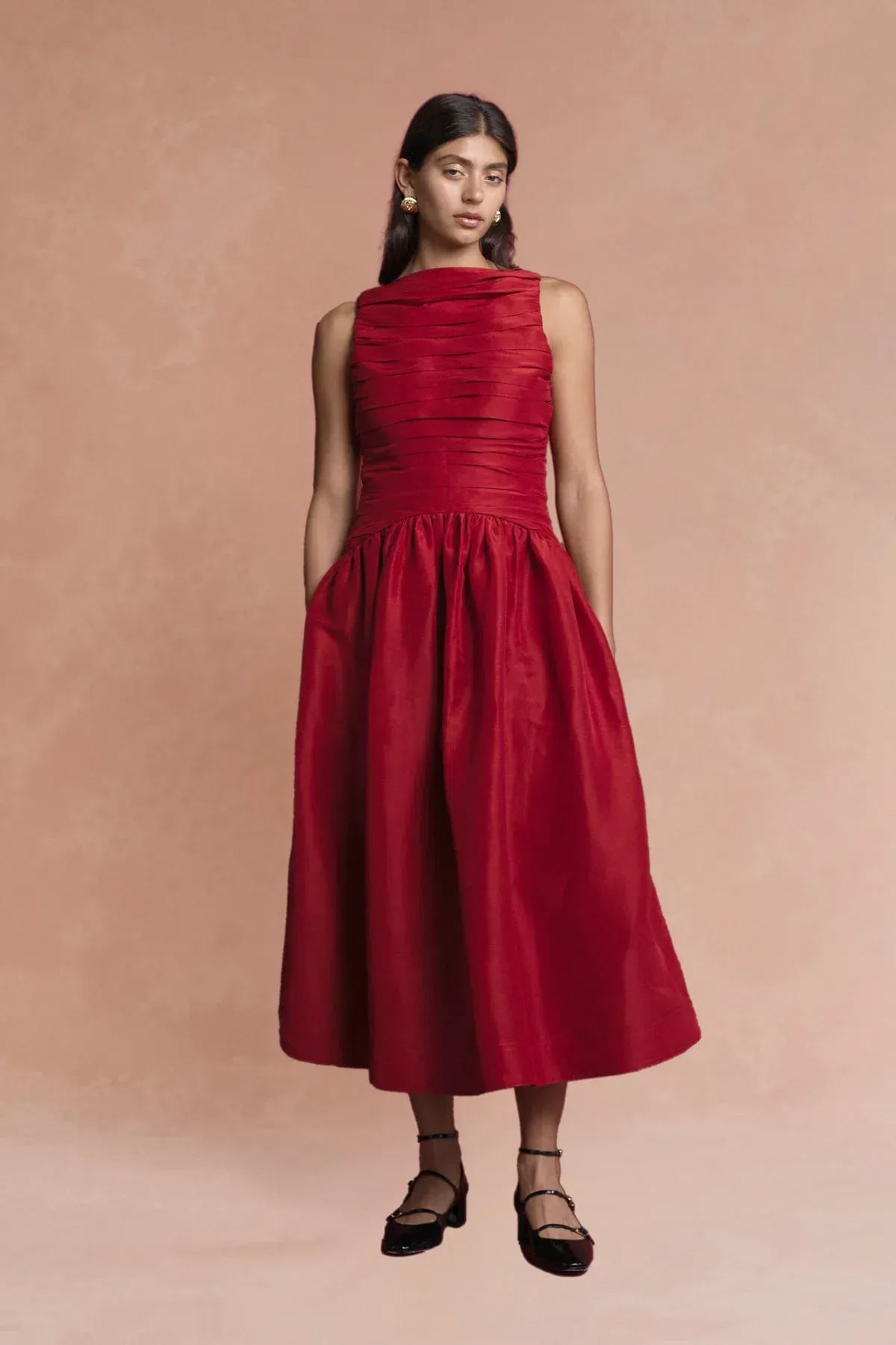 Lovaan Val Dress Ruby Size 12 - Image 1