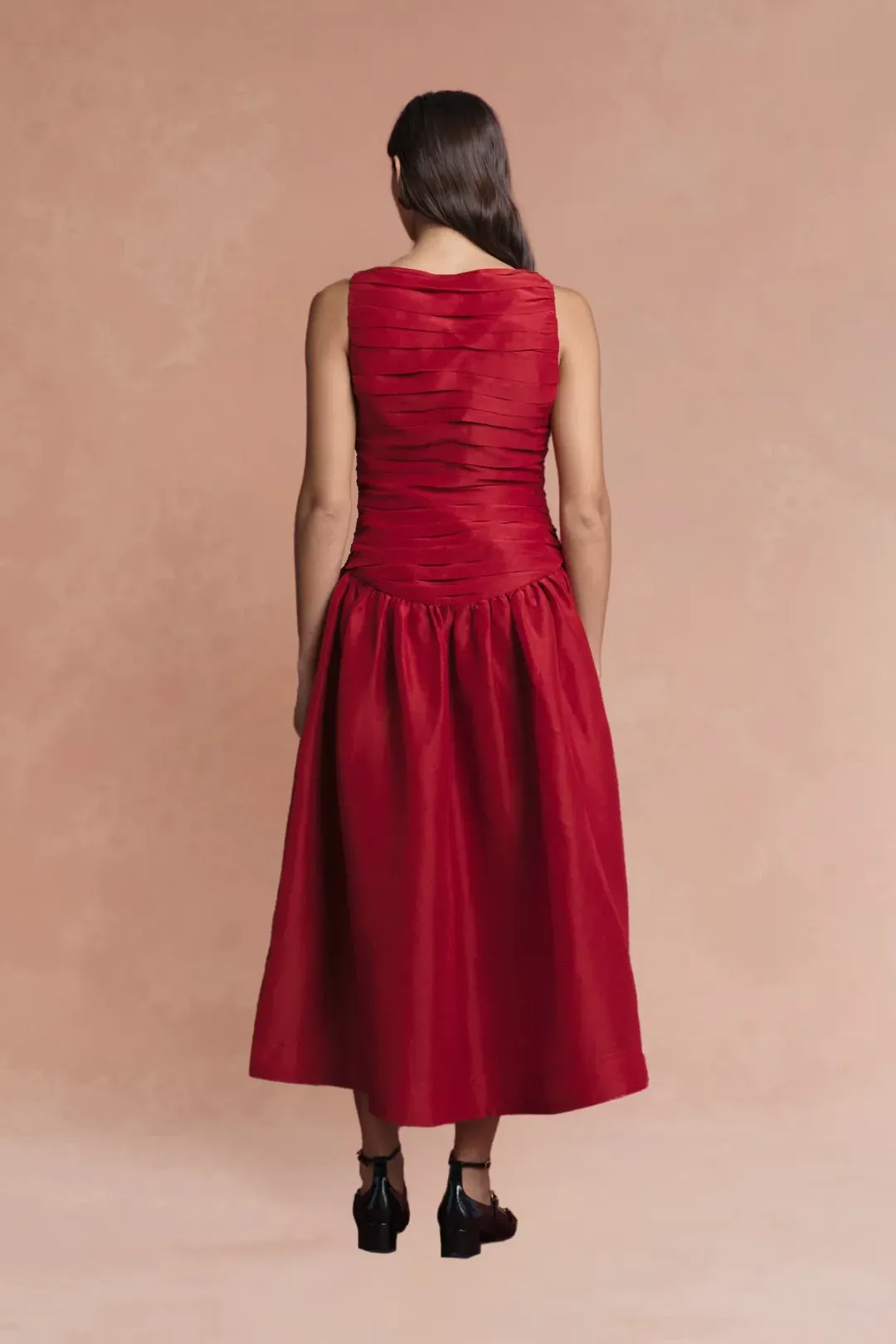 Lovaan Val Dress Ruby Size 12 for rent on The Volte - main image