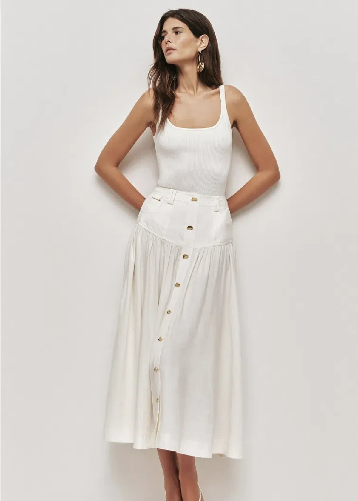 Aje Solene Midi Skirt - Size 10 - Image 1