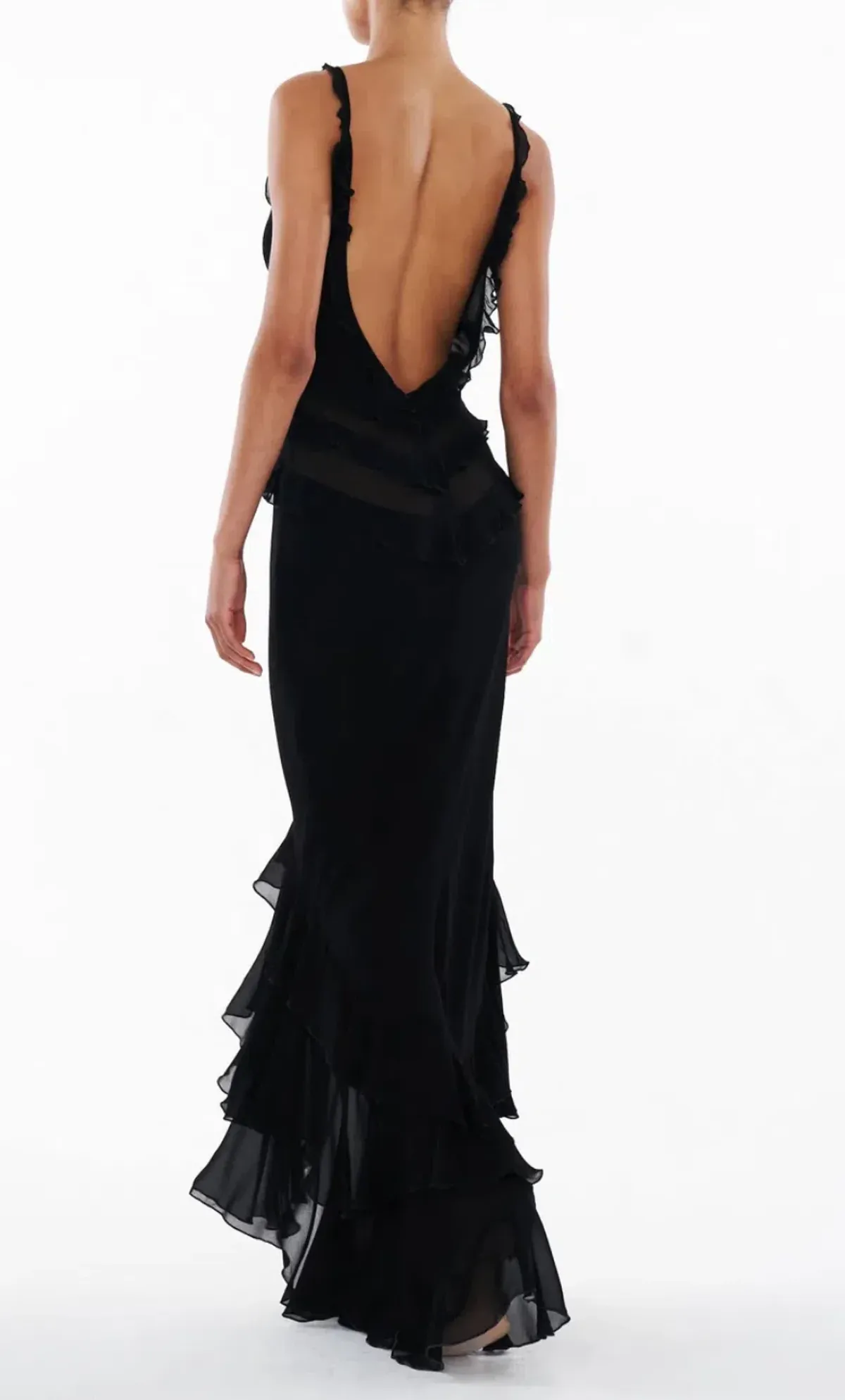 Rat & Boa Saphira dress black maxi size 10 - Image 2