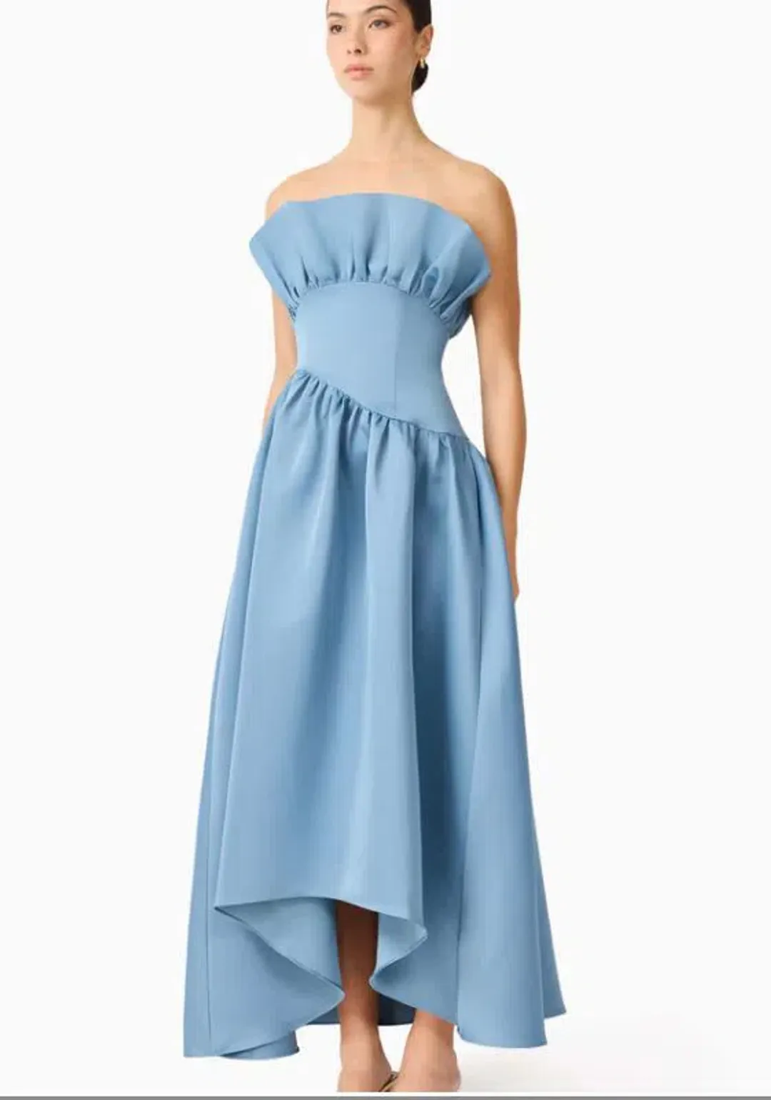 Elliatt Laurel Dress in Steel Blue Size S/8 for rent on The Volte - main image