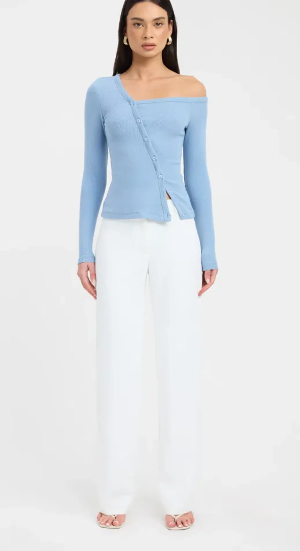 Kookai Bennet Top in Blue size 8 - Image 1