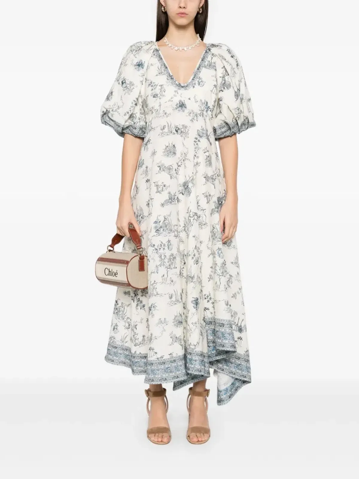 ALEMAIS Casa Midi Dress Print 8 AU - Image 6