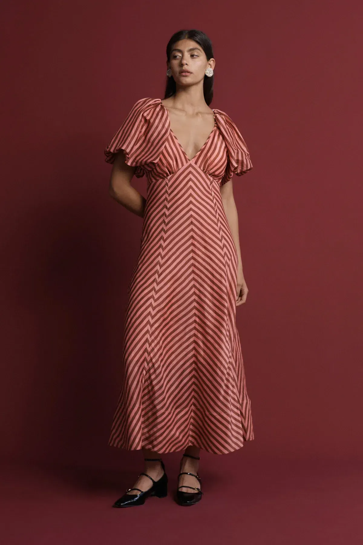 Lovaan Tess Dress Humbug Stripe Size 10 - Image 1
