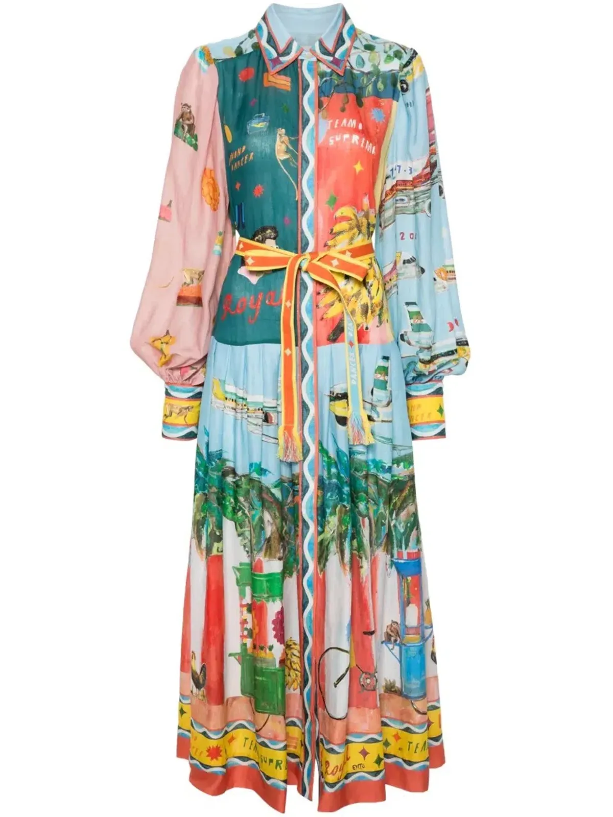 ALEMAIS All Aboard Shirtdress Size 6 AU - Image 12