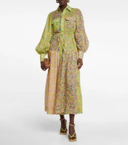 Alemais Daisy Patchwork Long Sleeve Shirt Dress Size XL AU 14/US 10 for rent on The Volte - image 4