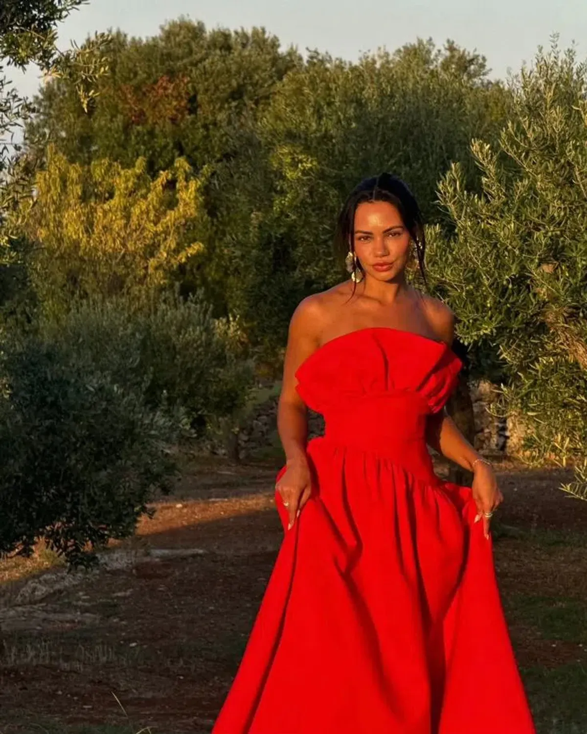 Elliatt Laurel Maxi Dress in Red Size S/AU 8 - Image 1