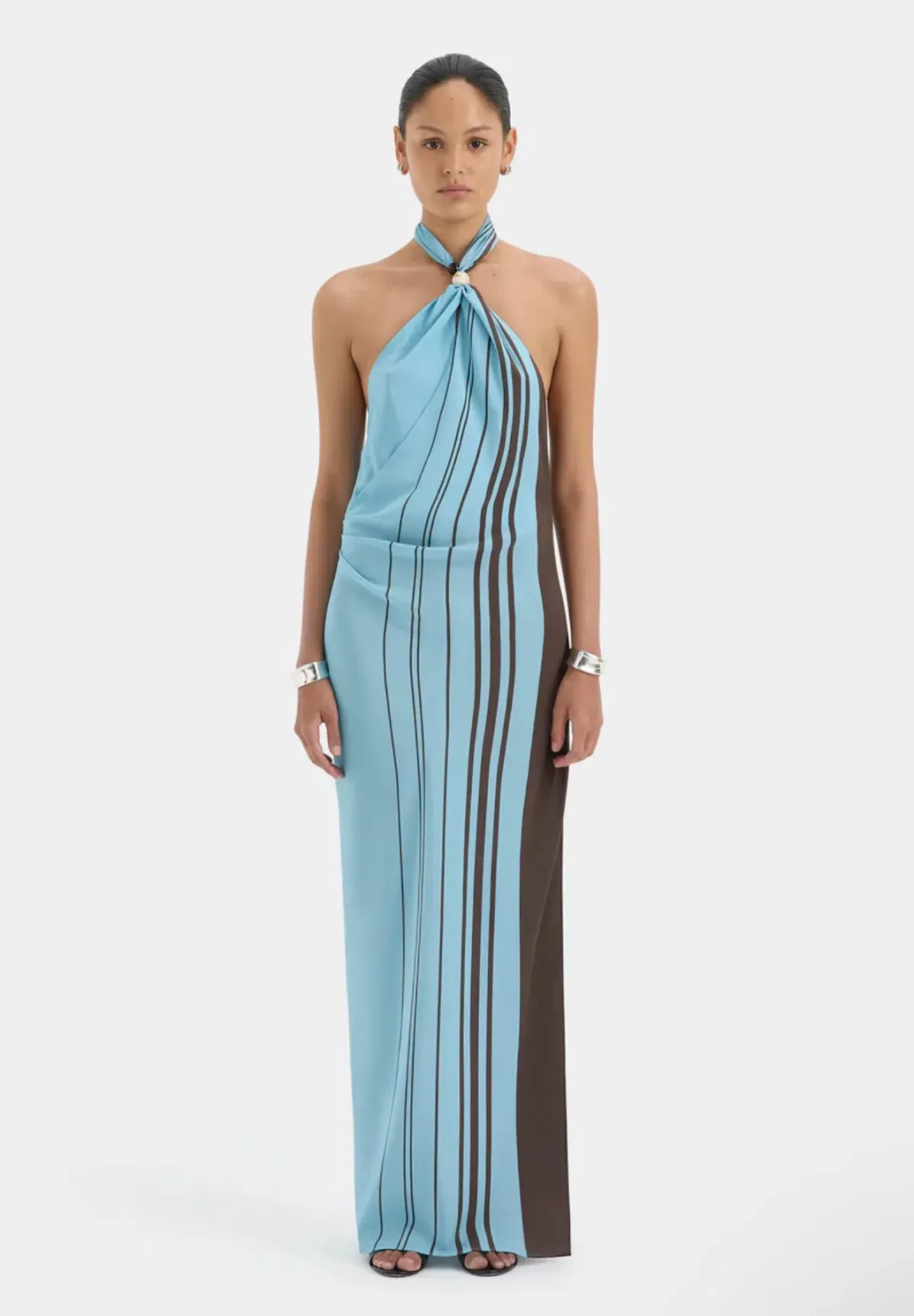SIR THE LABEL Rioja Halter Scarf Maxi Dress Size 10/M - Image 1