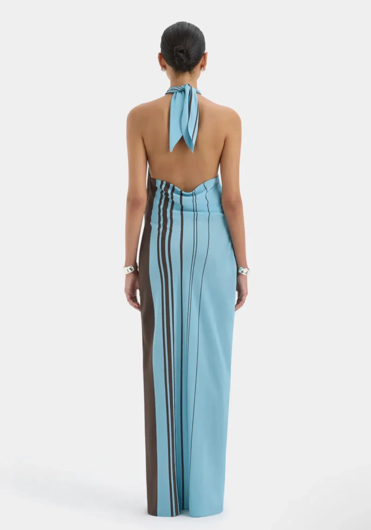 SIR THE LABEL Rioja Halter Scarf Maxi Dress Size 10/M - Image 2