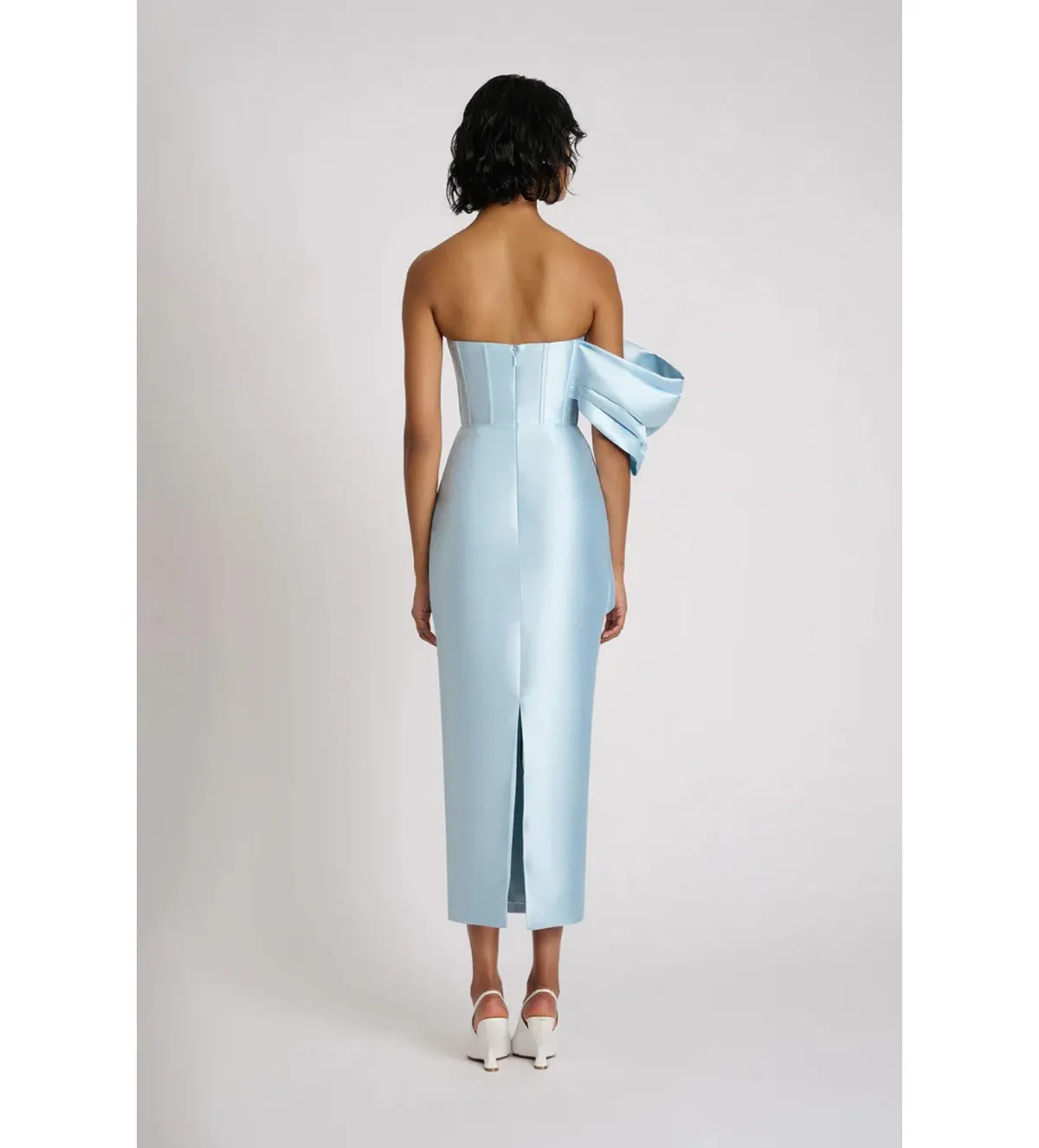 Eliya The Label Maisie Midi Dress Blue Size M AU 10 - Image 5