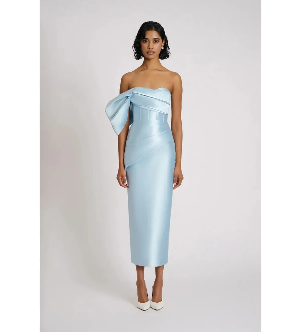 Eliya The Label Maisie Midi Dress Blue Size M AU 10 - Image 2