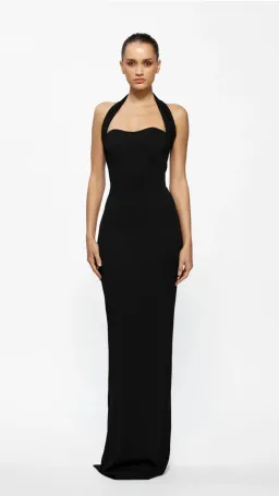 Effie Kats Marian Gown Black Size S (8) for rent on The Volte - image 1