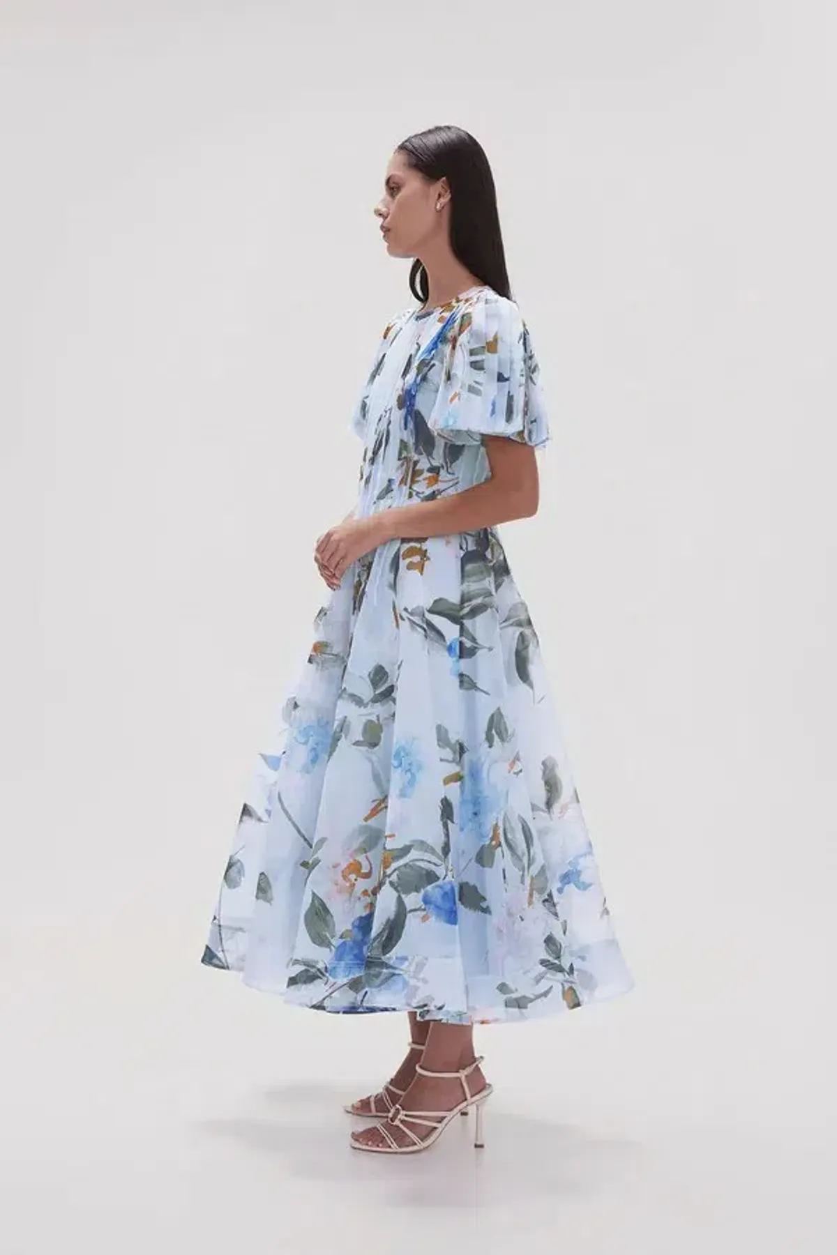 Aje Nova Pleated Midi Dress in Divine Orchid Size AU 10 - Image 2
