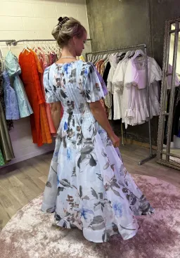 Aje Nova Pleated Midi Dress in Divine Orchid Size AU 10 for rent on The Volte - image 6