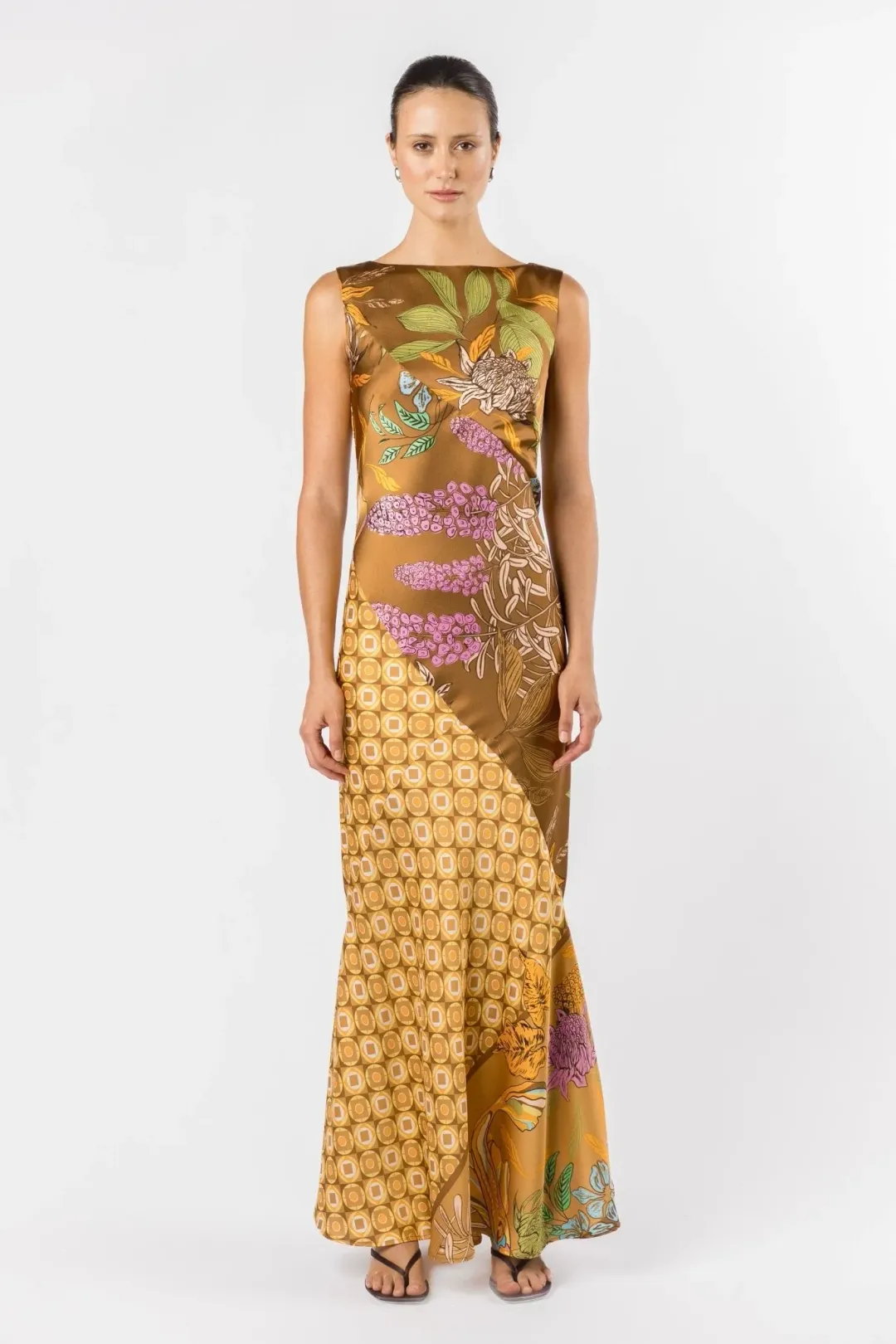 One Fell Swoop Fleur Monica Maxi-Koi No Mori Multi Size 6 for rent on The Volte - main image