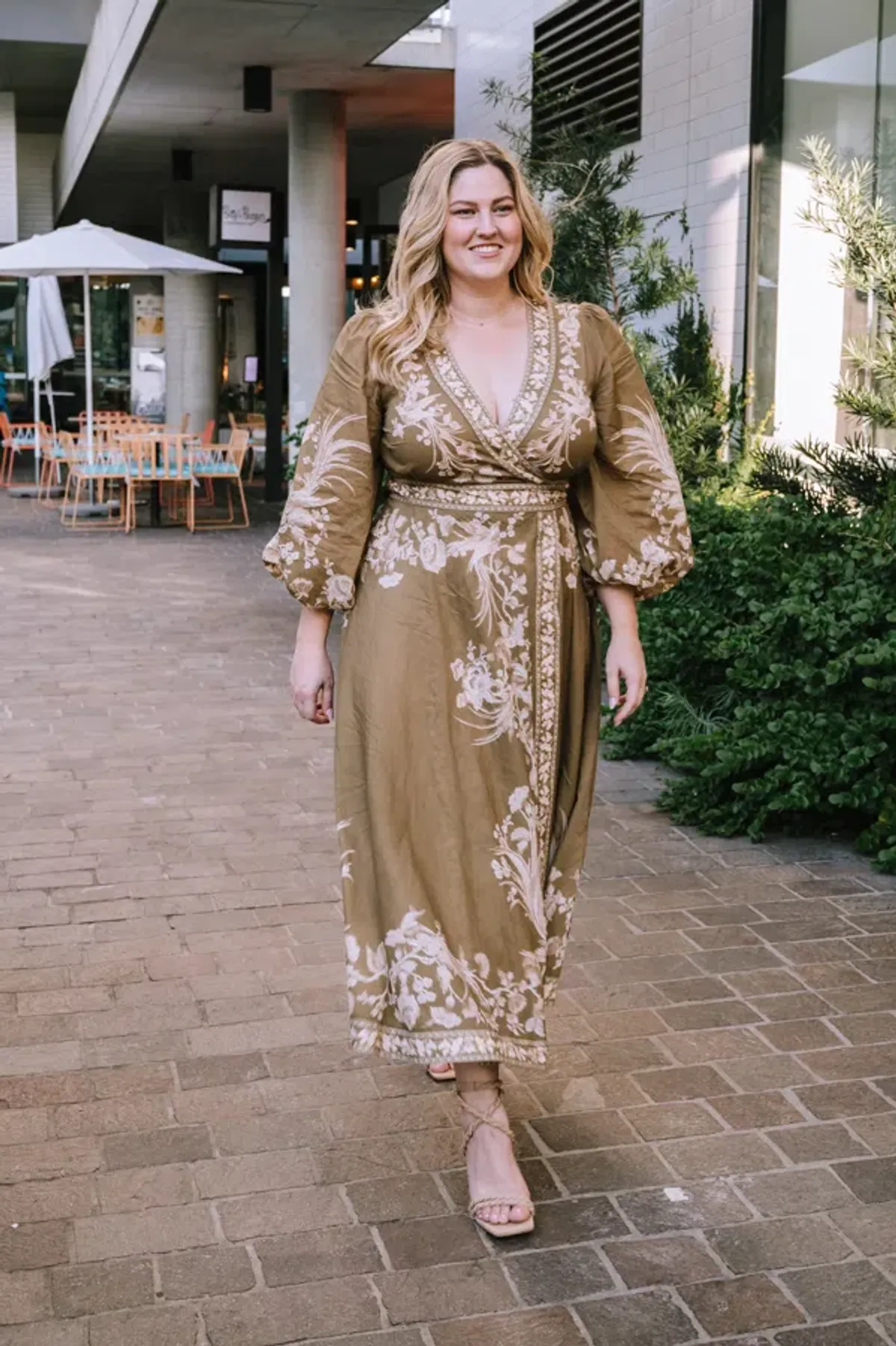 Zimmermann Anneke wrap midi dress size 4 / aus 16 - Image 1