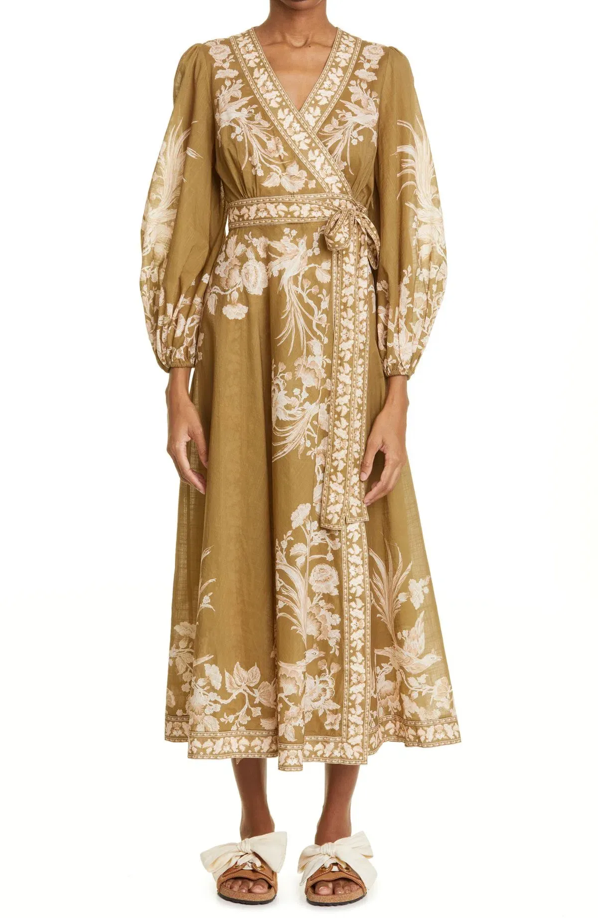Zimmermann Anneke wrap midi dress size 4 / aus 16 - Image 3