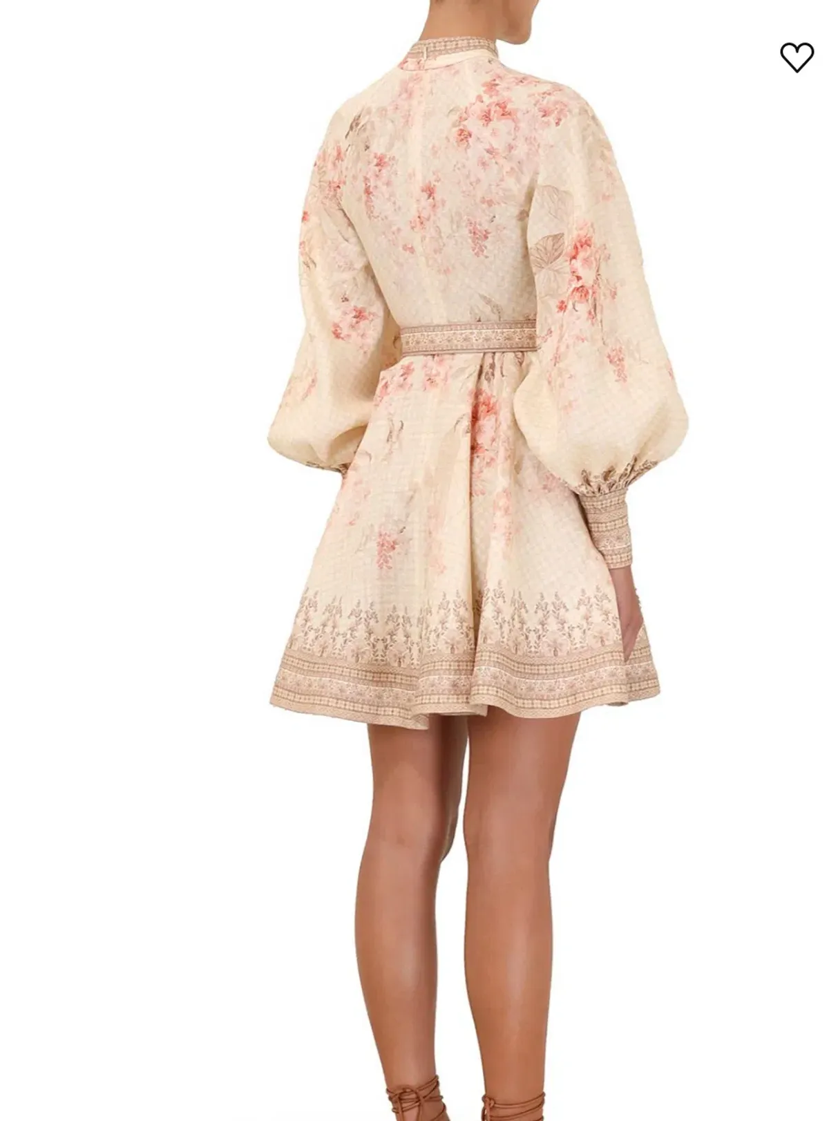 Zimmermann Illuminate Buttoned Mini Dress. Size 3 - Image 2
