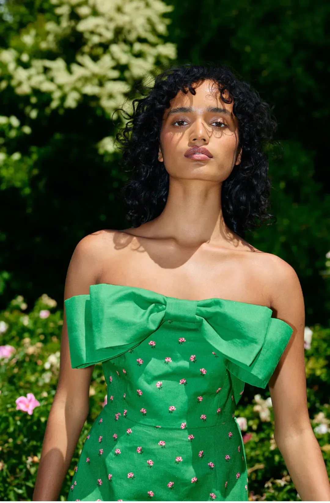 Aston Studio Jemima Dress Leaf Green for rent on The Volte - main image
