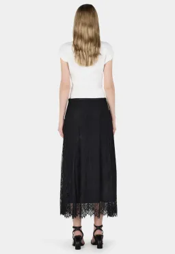Hansen and Gretel Thandie Top Black and Emaneul Lace Skirt Black for rent on The Volte - image 4