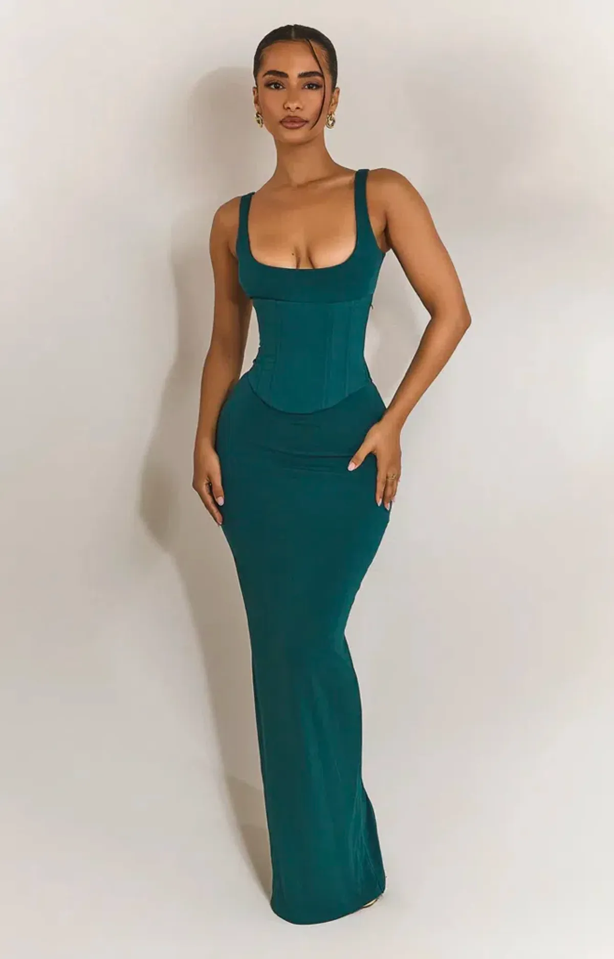 Mars The Label Sandra Scoop Maxi Teal Size 8 - Image 1