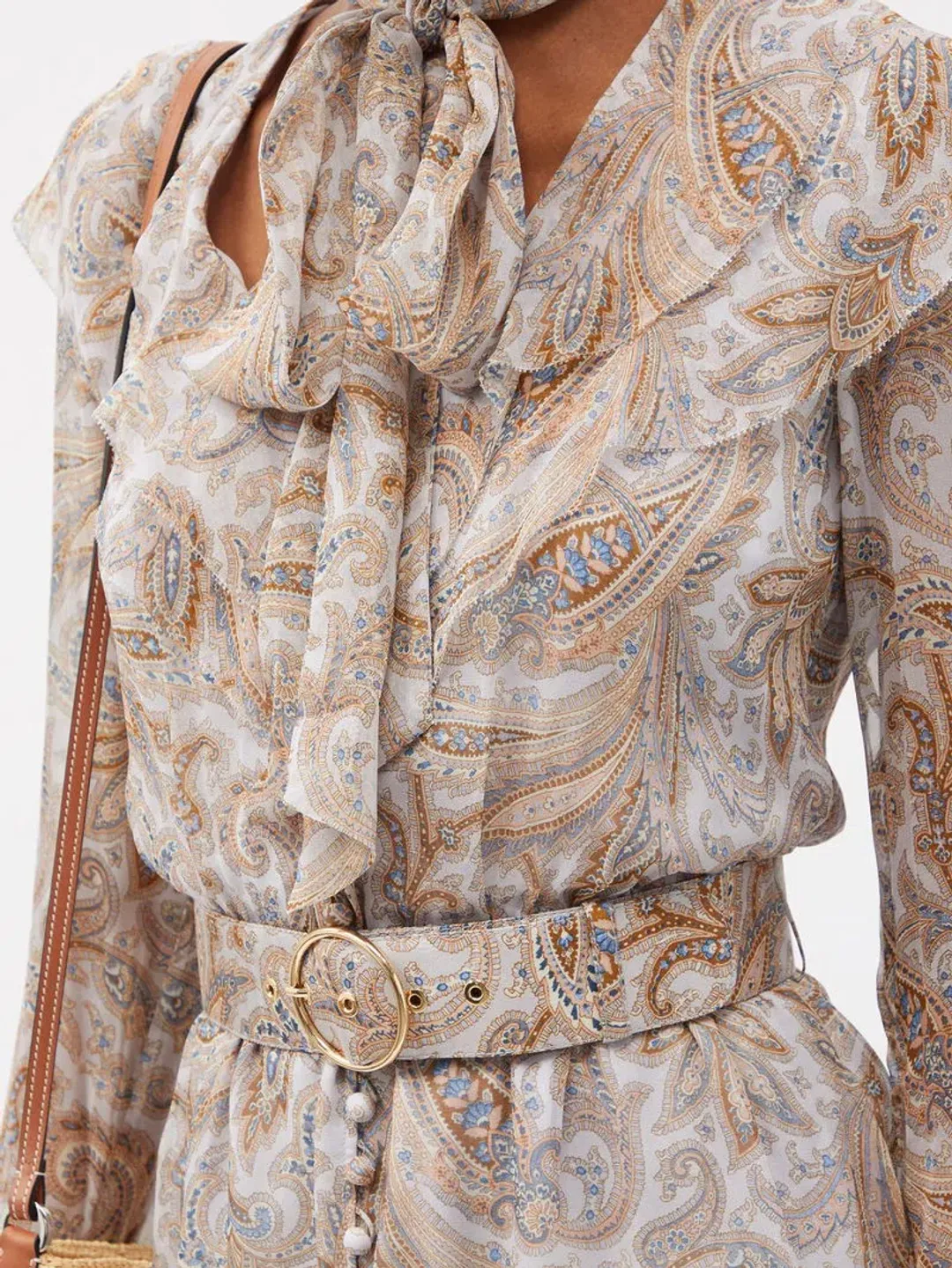 Zimmermann Luminous Paisley Silk Playsuit Size 0 / AU 8 for rent on The Volte - main image
