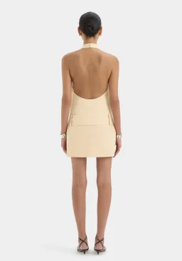 SABINA BELTED MINI DRESS BUTTER SIZE 1/8 for rent on The Volte - image 2