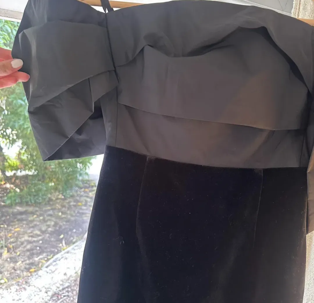 Bianca and Bridgett Black Gown for rent on The Volte - main image