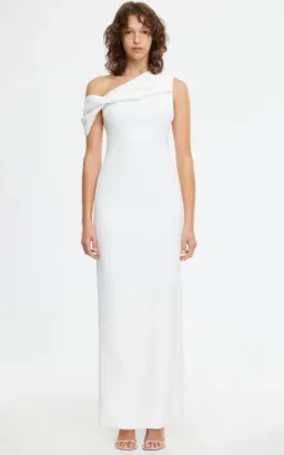 Acler White Williamston Midi Dress - Size 12 for rent on The Volte - image 1