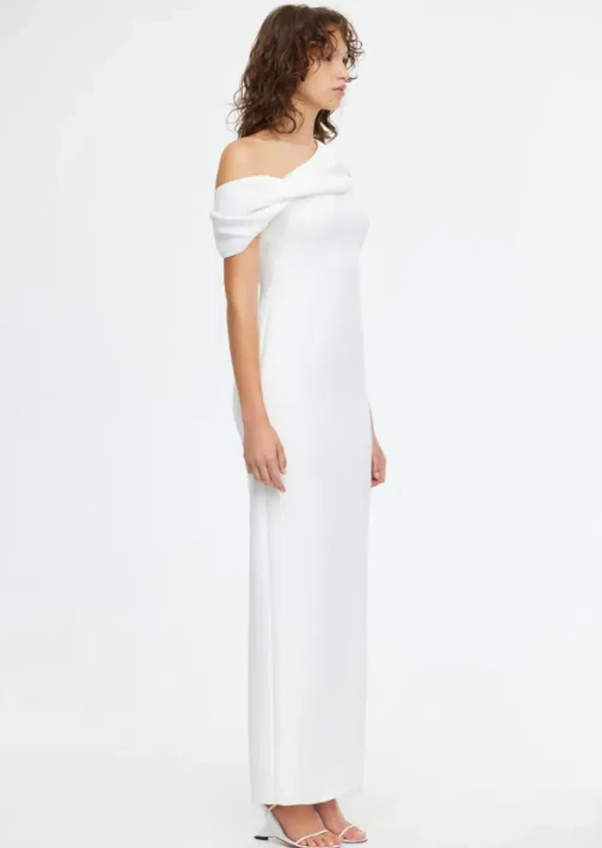 Acler White Williamston Midi Dress - Size 12 - Image 4