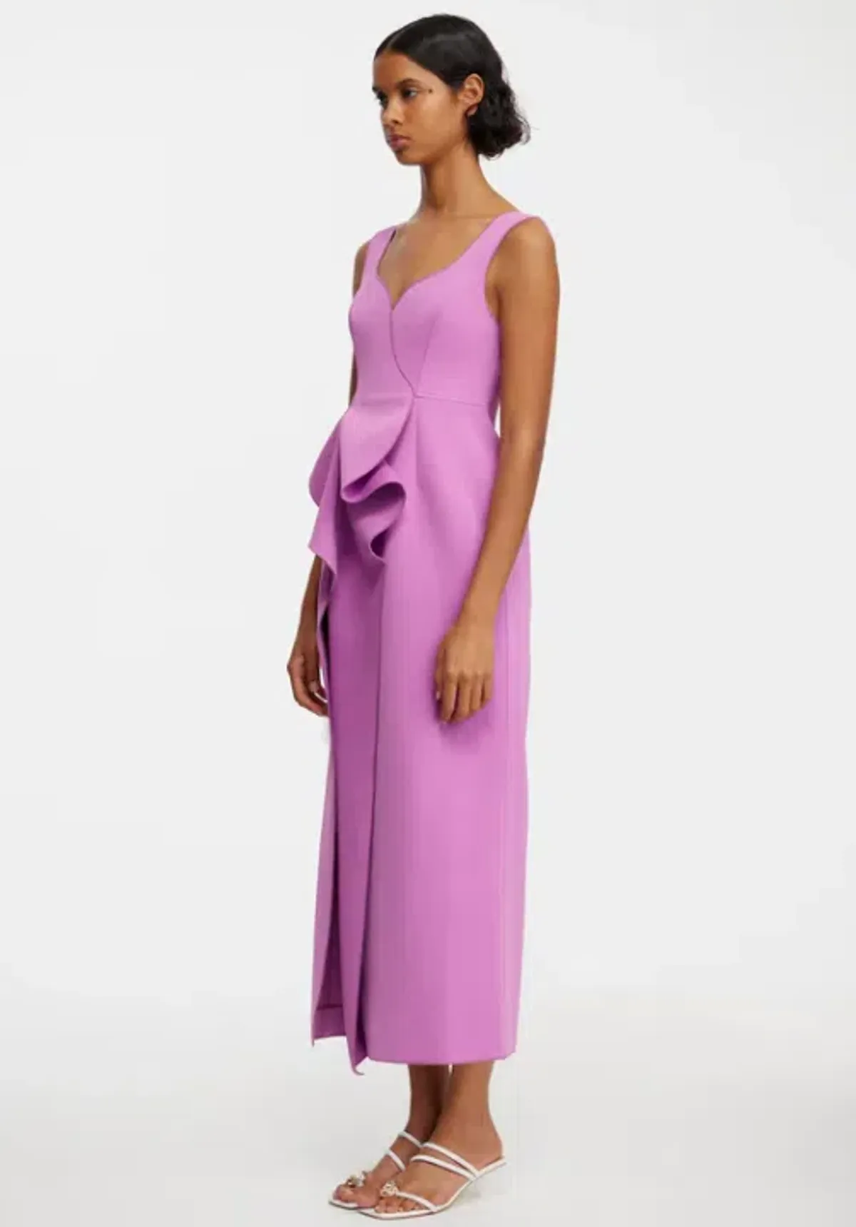 Acler Underwood Purple Midi Dress - 10 - Image 2