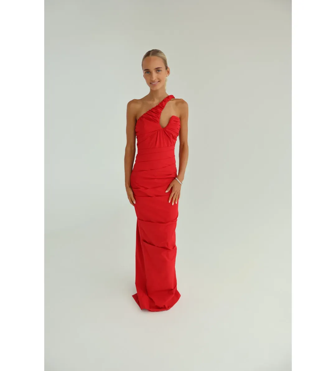 Rachel Gilbert Freda Maxi Dress Red Size 2/AU 10 for rent on The Volte - main image