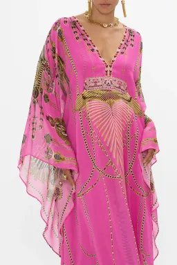 Camilla Long Kaftan With Waist Detail Song Of The Scarab size O/S for rent on The Volte - image 5