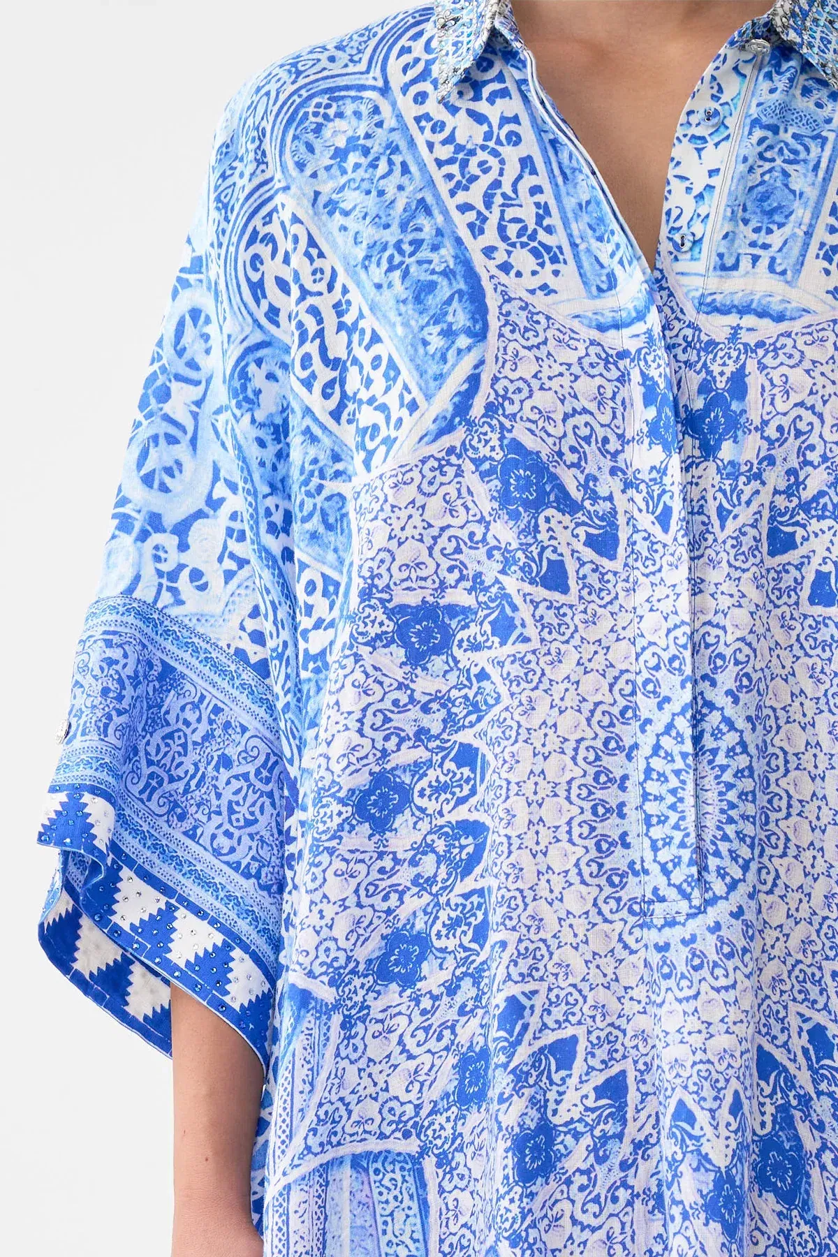 Camilla Batwing Tunic Dress The Bosphorous OS - Image 6