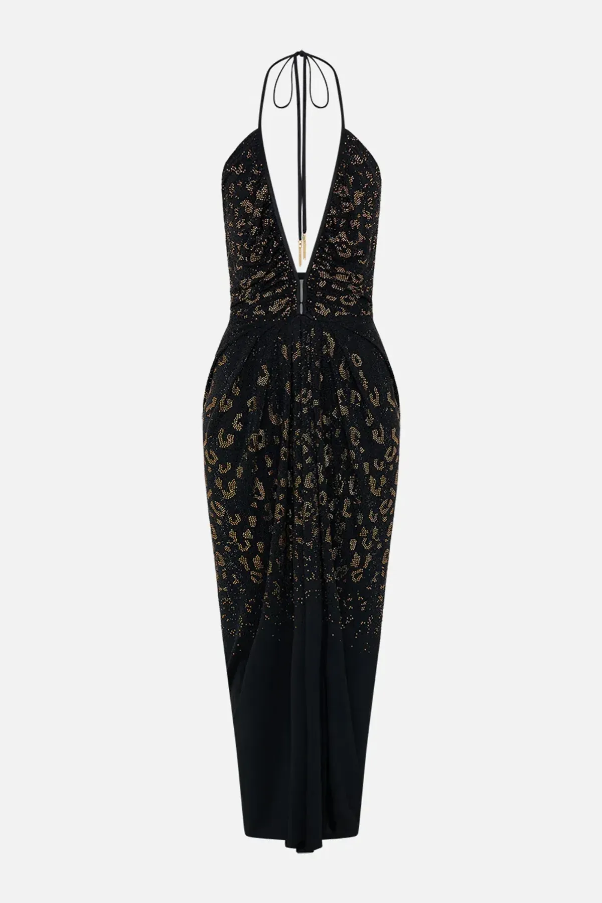 Camilla V Neck Gathered Jersey Dress Mosaic Muse size XXL - Image 3