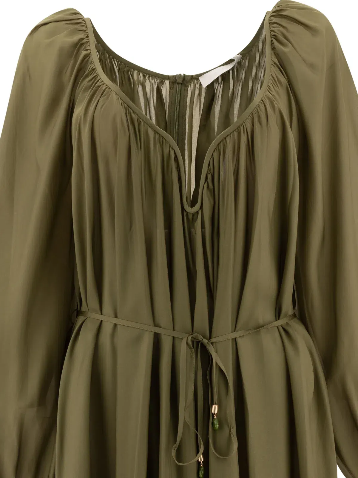 Zimmermann ACACIA MAXI DRESS khaki size 4 / AU16 - Image 3