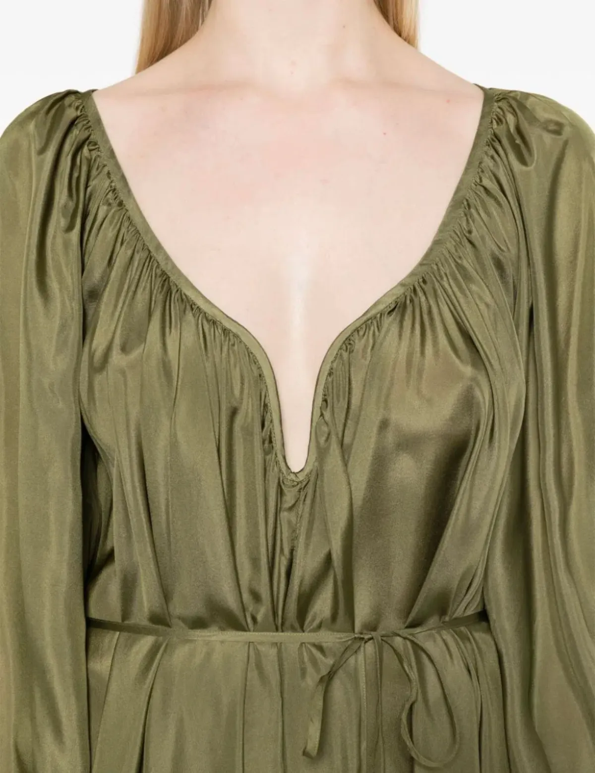 Zimmermann ACACIA MAXI DRESS khaki size 4 / AU16 - Image 7