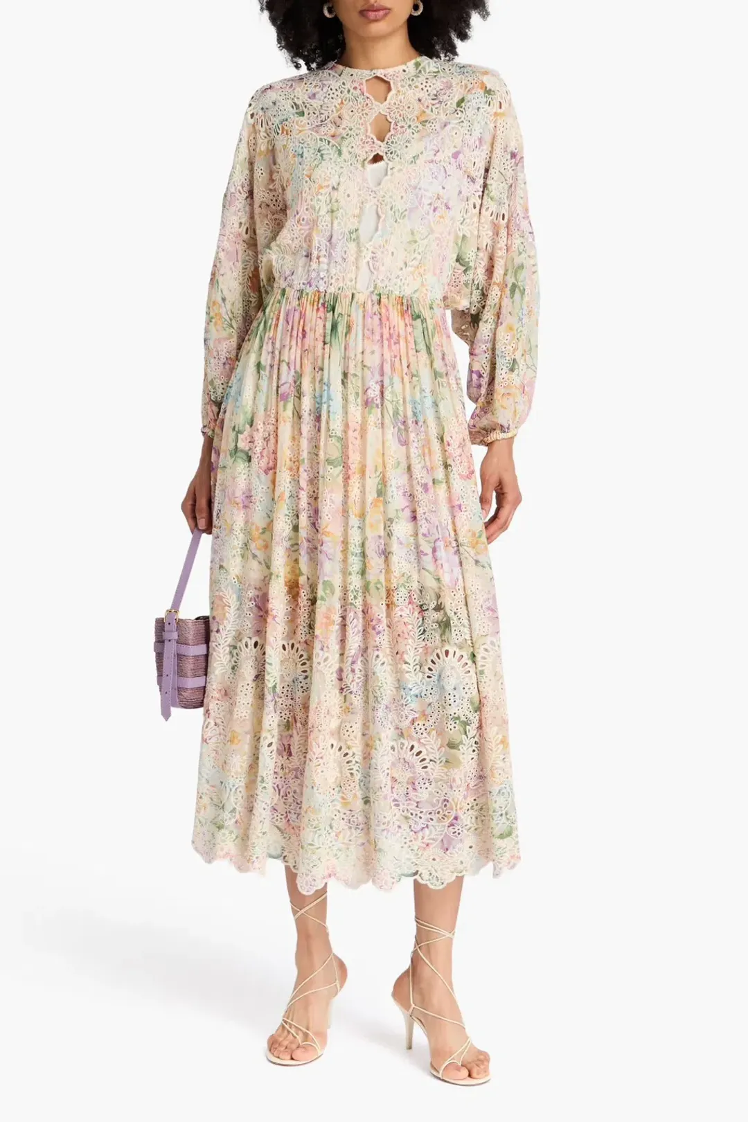 Zimmermann HALLIDAY EMBROIDERED DRESS size 4 / AU16 for rent on The Volte - main image