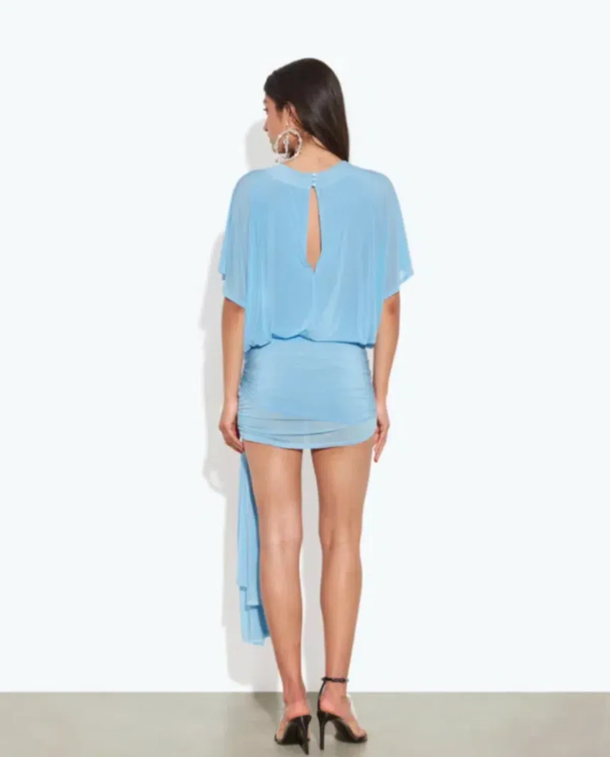 RAT & BOA FREJA MINI DRESS - BLUE SIZE L FITS AU 12-14 - Image 2