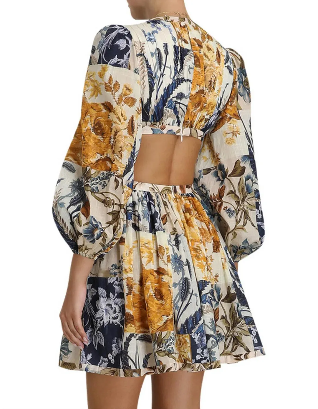 Zimmerman Alaine cut out mini dress size 0 for rent on The Volte - main image